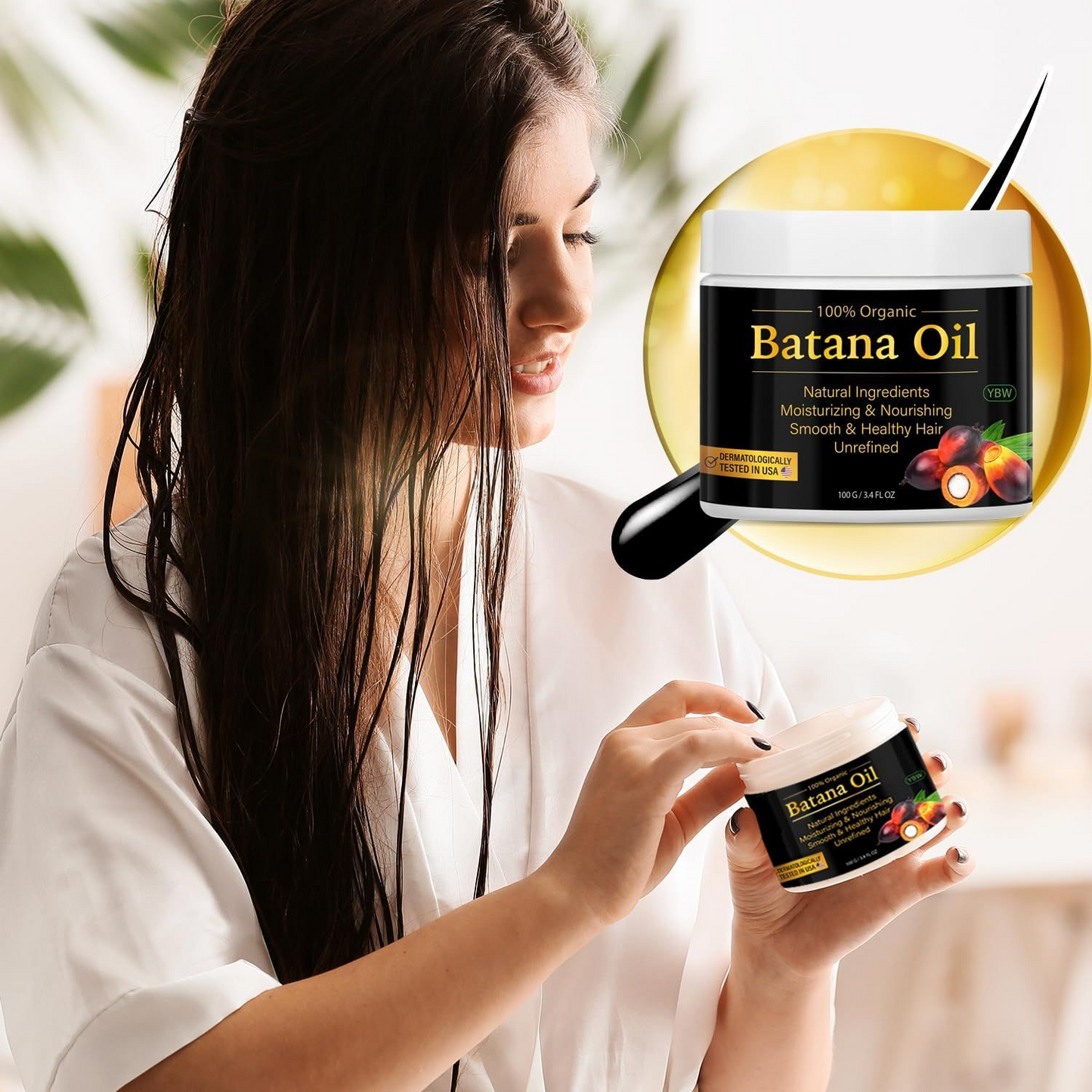 100% Pure Batana Oil – Hair Growth & Repair for Damaged, Thinning Hair