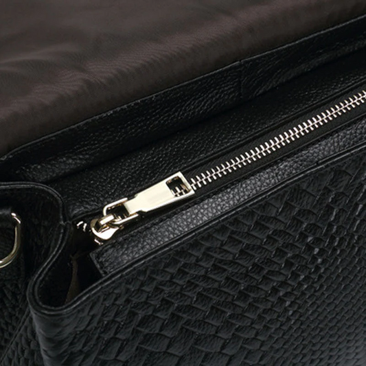 Genuine Leather Woven's Crossbody Shoulder Bag
